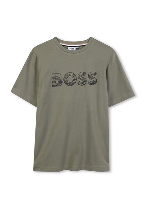 T-shirt con logo HUGO BOSS KIDS | J52358724